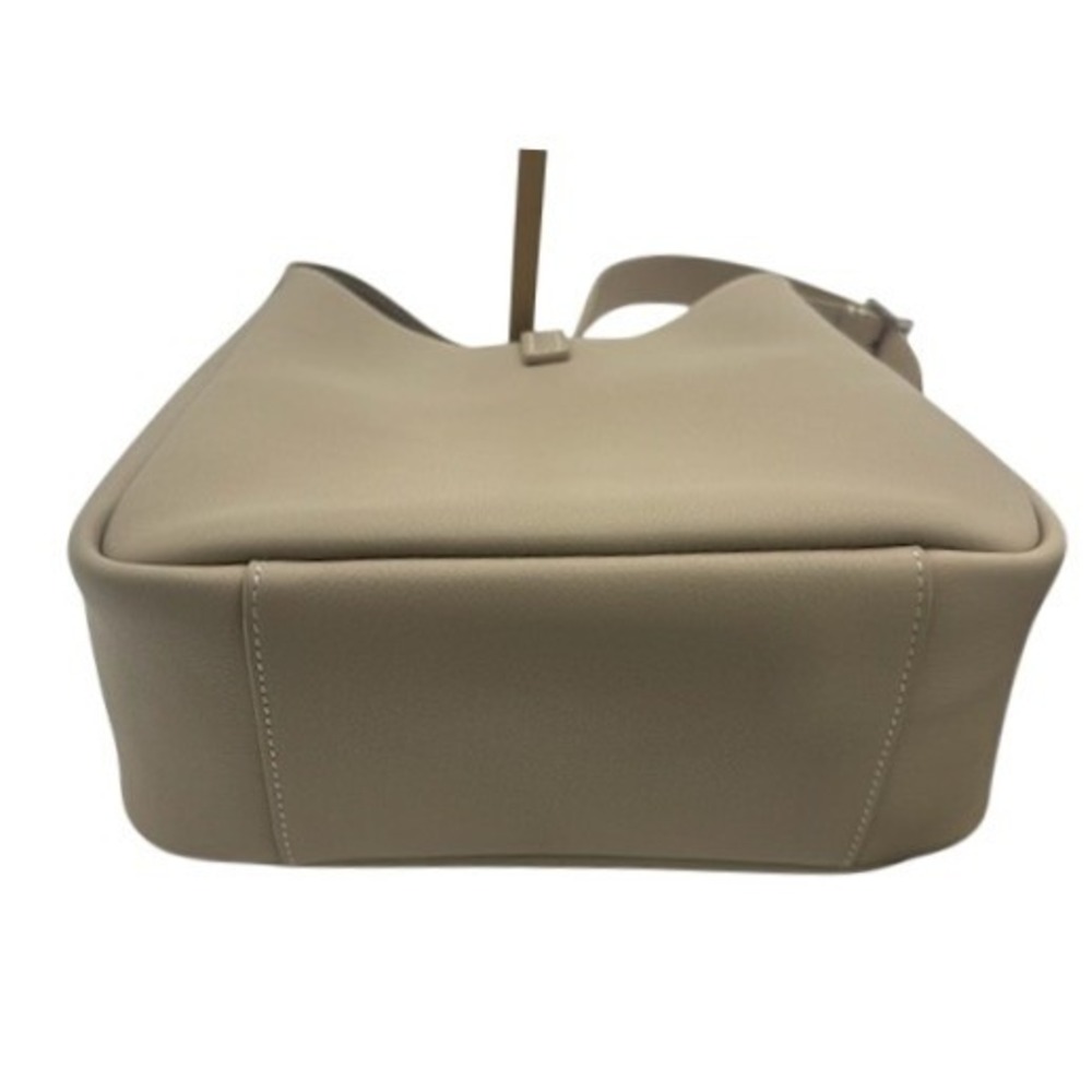 Yves Saint Laurent YSL Smooth Calfskin Small Le 5 A 7 Soft Hobo Bone Bag Purse - Picture 6 of 11